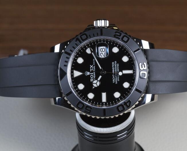 Black Oysterflex Strap Copy Rolex