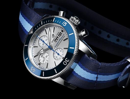 The timepiece was launched to commemorate the relationship between Breitling and Ocean Conservancy.